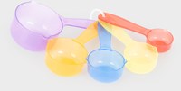 TickiT tasses à mesurer translucides couleur - jouet éducatif lot de 5