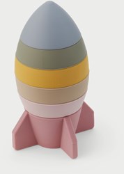 TickiT jouet à empiler SiliSoft fusée Earth silicone sensoriel