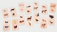 TickiT houten dierenfamilie memoryspel - educatief speelgoed