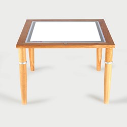 TickiT houten lichttafel LED verstelbaar 600x600mm educatief speelgoed