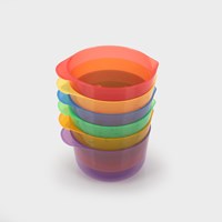 TickiT transparante kleurkommen speelgoed set - 6 stuks - educatief