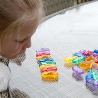 TickiT doorschijnende kleur auto’s - educatief speelgoed set 72 stuks-3