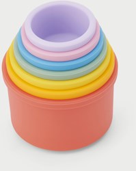 TickiT gobelets empilables jouet arc-en-ciel silicone sensoriel