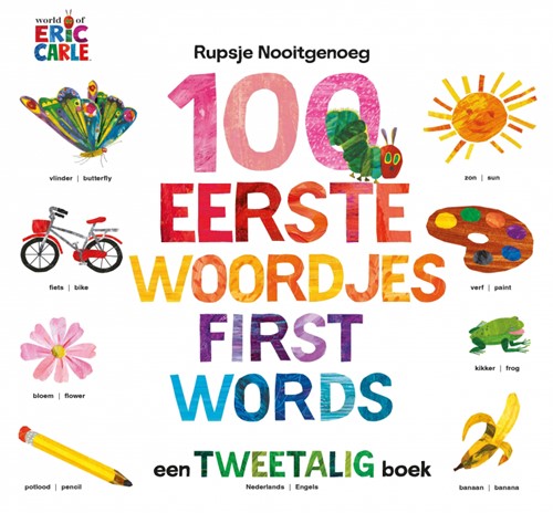 Gottmer Rupsje Nooitgenoeg 100 eerste woordjes - Engels - NL
