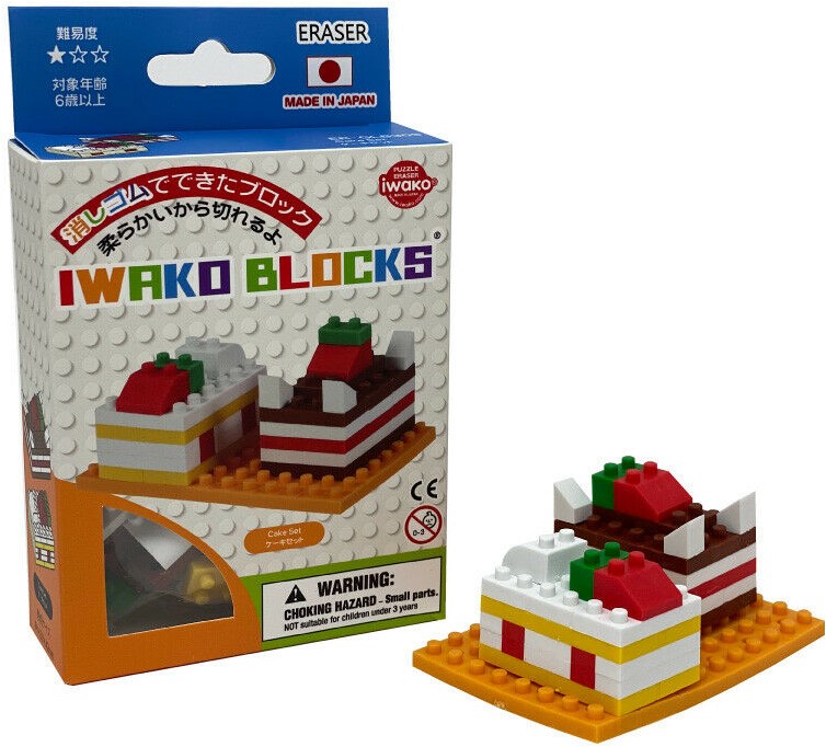 Ambassade bedrijf backup Iwako Blocks puzzel gum - Cake