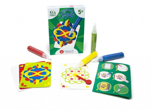 Sabbiarelli kit de peinture sur sable mandalas coffret créatif enfants