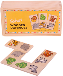 Bigjigs dominostenen safari