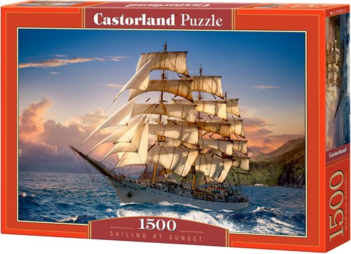 Castorland puzzle Sailing At Sunset - 1500 pièces - Puzzle-2