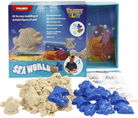 Sandy Clay sable à modeler Seaworld 600g avec moules et décor