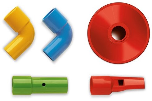 Quercetti coffret de construction Saxoflute - jouet musical coloré pour enfants-3