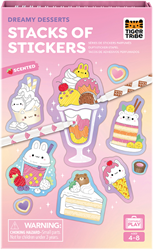 Tiger Tribe geurende stickerset - Dreamy Desserts stickerset kinderen