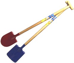 HOT Sports + Toys Schep met houten steel - metalen blad 80 cm speelgoed