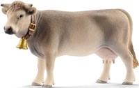 Schleich Boerderij - Braunvieh Koe - Speelfiguur - Kinderspeelgoed 13874