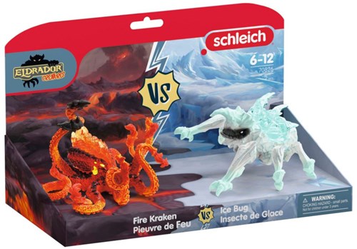 Schleich speelfiguur Eldrador Creatures ijskever vs vuuroctopus fantasy