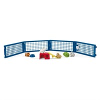 Schleich Farm World cabane lapins cochons d'Inde set animaux ferme-3