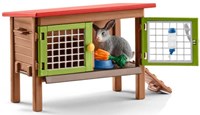 Schleich Farm Life Clapier à Lapins - Set de Figurines Animaux de la Ferme
