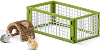 Schleich Farm Life Clapier à Lapins - Set de Figurines Animaux de la Ferme-2