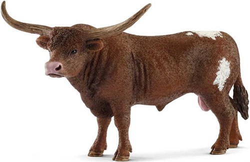Schleich jouet de ferme - Figurine taureau Texas Longhorn 13866