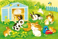 Schmidt puzzle animaux mignons - 3 x 24 pièces puzzle pour enfants-2
