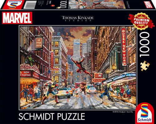 Schmidt puzzle Deadpool Snow Day - 1000 pièces Marvel-2