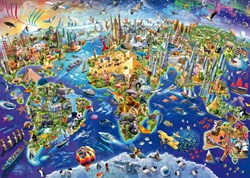 Schmidt puzzel Ontdek onze wereld - 1000 stukjes - 12+