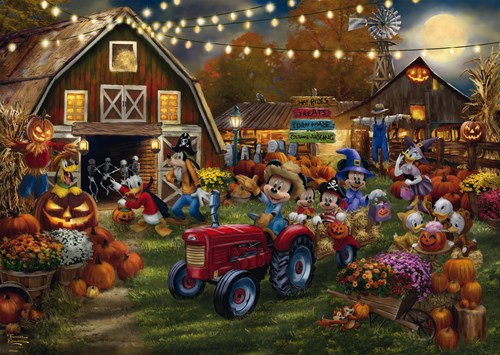 Schmidt puzzel Disney legpuzzel Mickey & Minnie Pumpkin Festival 1000 stukjes