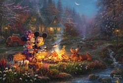 Schmidt Spiele Disney - Mickey & Minnie Sweethearth Campfire - Eco-Friendly -  Teile