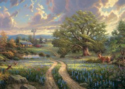 Schmidt legpuzzel Thomas Kinkade Country Idyll 1000 stukjes puzzel