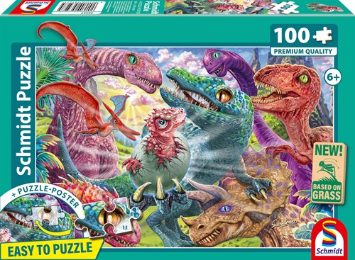 Schmidt Kleine Dinos, große Abenteuer - 100 Teile-2