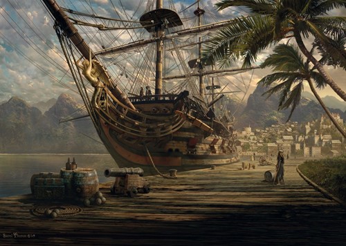 Schmidt puzzel Ship at Anchor - 1000 stukjes - 12+
