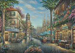 Schmidt legpuzzel Spaans straatcafé 1000 stukjes nostalgie