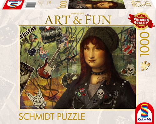 Schmidt Die Mona Lisa 2024 - 1000 Teile-2