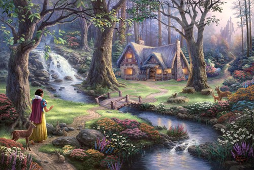 Schmidt puzzle Disney Blanche-Neige 1000 pièces Thomas Kinkade