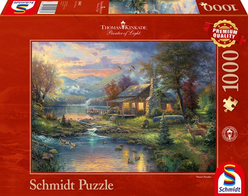 Schmidt puzzle Nature's Paradise 1000 pièces Thomas Kinkade-2
