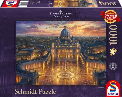 Schmidt puzzle Le Vatican 1000 pièces Thomas Kinkade-2
