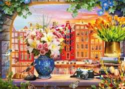 Schmidt legpuzzel Amsterdam 1000 stukjes - Steden puzzel