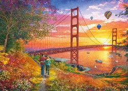 Schmidt puzzle Golden Gate Bridge - 2000 pièces paysage