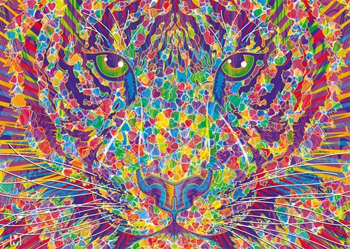 Schmidt Wildes Herz - Tiger - 2000 Teile
