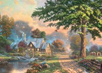 Schmidt Holzpuzzle - Am alten Mühlenbach - 1000 Teile