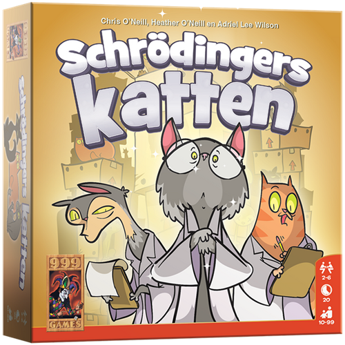 999 Games jeu de cartes Les Chats de Schrödinger - jeu de bluff familial