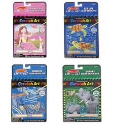 Melissa & Doug Scratch Art creatief speelgoed - educatief karton