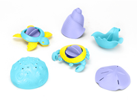 Set de jouets verts Vie marine