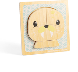 BigJigs puzzle animal en bois phoque - jouet éducatif pour tout-petits