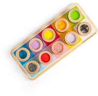BigJigs jouet sensoriel planche en bois - jouet éducatif pour enfants-2