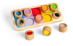BigJigs sensorisch speelgoed houten speelbord - educatief speelgoed