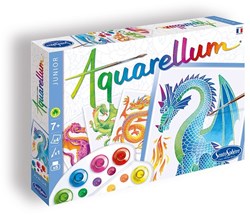 Sentosphère schilderen draken set - creatief aquarel speelgoed voor kinderen