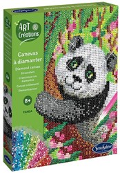 Sentosphère diamond painting knutselset - panda kunstwerk creatief