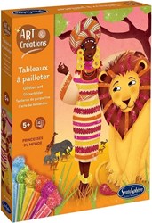 Sentosphère knutselset prinsessen schilderen glitter creatief speelgoed