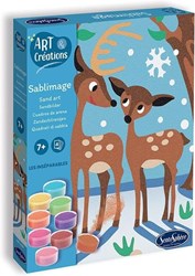 Sentosphère zandschilderen set herten - creatieve zandkunst voor kinderen