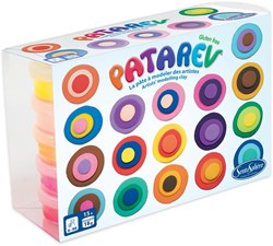 Sentosphère pâte à modeler set Patarev 15 couleurs séchage à l'air créatif